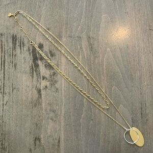 J Crew Two Tone Layered Necklace